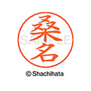 シヤチハタ ネームペン用ネーム シルバー 既製 桑名 FC46783-X-GPS-1012-イメージ1