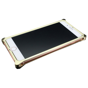ギルドデザイン iPhone 8Plus/7Plus用アルミ製ソリッドケース シャンパンゴールド GI-410CG-イメージ2
