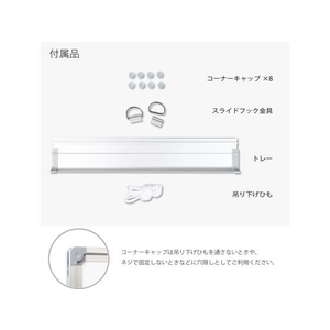アスカ アルミ枠ホワイトボード L 幅600×高さ450mm FCT7912-AWB057-イメージ6