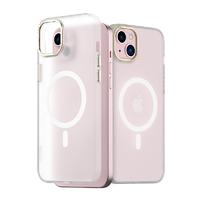 araree iPhone 15 Plus用MagSafe対応ケース AERO FRAME クリアマット AR25444I15PL
