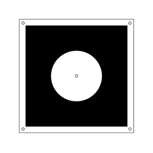 グリーンクロス ドローン用対空標識丸型 対空標識穴5ヵ所450450 FC143GR-1489866-イメージ1