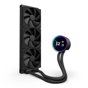 NZXT 簡易水冷CPUクーラー 360mm KRAKEN Elite (2024)  F120P x 3 ブラック RL-KN36E-B2-イメージ6