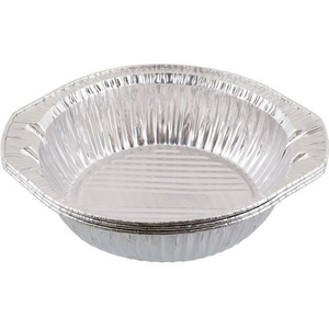 リバティーコーポレーション アルミ箔鍋 使い捨て 丸型 20cm 3枚入 FCF926M-LD-498-イメージ2