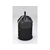 トラスコ中山 TRUSCO/電工バケツ 300×350 巾着蓋付 Sフック大付 ブラック FC409DT-1164483-イメージ2