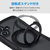 エレコム iPhone 17 Grippy ハイブリッドケース フレームカラー 極限 MAGKEEP スタンド ブラック PM-A25AGRSTKMBK-イメージ6