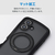エレコム iPhone 17 Grippy ハイブリッドケース フレームカラー 極限 MAGKEEP スタンド ブラック PM-A25AGRSTKMBK-イメージ8