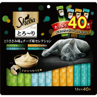 マースジャパンリミテッド シーバ とろーり メルティ とりささみ味&チーズ味セレクション(12g×40本) ﾄﾛ-ﾘﾒﾙﾃｲｻｻﾐﾁ-ｽﾞ40ﾎﾝ