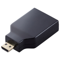 エレコム HDMI変換アダプター(タイプA-タイプD)スリム ブラック ADHDADS3BK