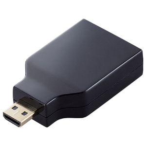 エレコム HDMI変換アダプター(タイプA-タイプD)スリム ブラック AD-HDADS3BK エレコム HDMI変換アダプター(タイプA-タイプD)スリム ブラック AD-HDADS3BK