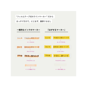 カンミ堂 はがせるマーカー COLOR ライトブルー FC598NZ-HM1007-イメージ4