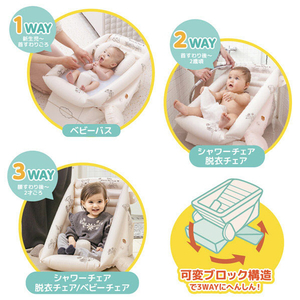 タカラトミー 3WAYへんしんやわらかベビーバス くまのプーさん 3WAYﾍﾝｼﾝﾔﾜﾗｶﾍﾞﾋﾞ-ﾊﾞｽﾌﾟ-ｻﾝ-イメージ7