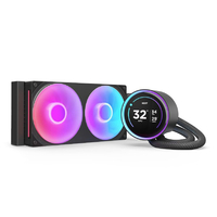 NZXT 簡易水冷CPUクーラー 120mm シングルフレームファン採用 KRAKEN Elite (2024)  F240 RGB CORE ブラック RL-KR24E-B2