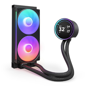 NZXT 簡易水冷CPUクーラー 120mm シングルフレームファン採用 KRAKEN Elite (2024)  F240 RGB CORE ブラック RL-KR24E-B2-イメージ6