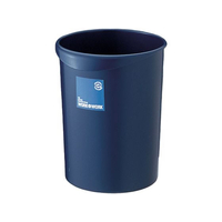 リス ワーク&ワーク 屑入れ丸型 12L ダークブルー FC079LB-0754000