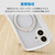 エレコム iPhone 17 Grippy ハイブリッドケース フレームカラー 極限 MAGKEEP スタンド ホワイト PM-A25AGRSTKMWH-イメージ4