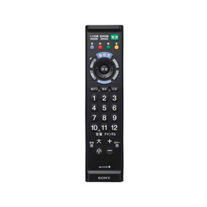SONY 地デジテレビ専用リモコン ブラック RM-PZ110DB SONY 地デジテレビ専用リモコン ブラック RM-PZ110DB