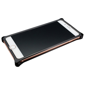 ギルドデザイン iPhone 8Plus/7Plus用アルミ製ソリッドケース ポリッシュブラック GI-410PB-イメージ2
