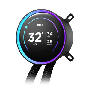 NZXT 簡易水冷CPUクーラー 140mm シングルフレームファン採用 KRAKEN Elite (2024)  F280 RGB CORE ブラック RL-KR28E-B2-イメージ2