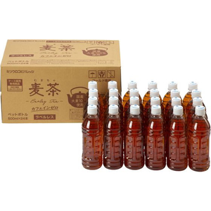 ミツウロコ 麦茶500mL ラベルレス 24本 FC065RW-イメージ3