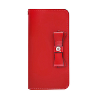 HANSMARE iPhone XS/X用手帳型ケース ELBA LEATHER CASE レッド HAN10446I8