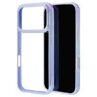 ラスタバナナ iPhone17 Pro用AURORA TPU×PCケース パープル＊クリア 9022IP5BHPPU