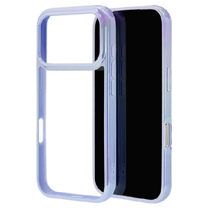 ラスタバナナ iPhone17 Pro用AURORA TPU×PCケース パープル＊クリア 9022IP5BHPPU-イメージ1