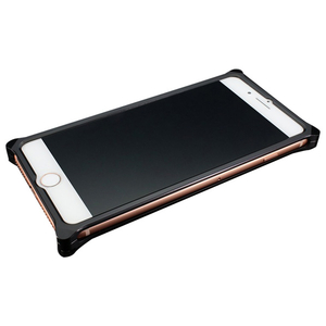 ギルドデザイン iPhone 8Plus/7Plus用アルミ製ソリッドケース ブラック GI-410B-イメージ2