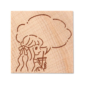 アーテック 木柄スタンプ30 ガールズライフ 休日 FCE558U-74754-イメージ1