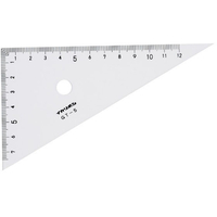 西敬 15cmがくどう三角定規(目盛12cm) FC55859-GT-5