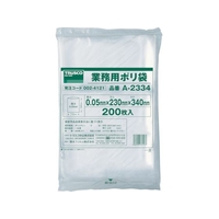 トラスコ中山 TRUSCO 小型ポリ袋 縦340×横230×t0.05 200枚入 透明 FC975GK-0024121