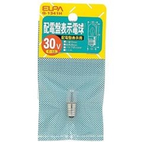 エルパ 配電盤表示電球 E10口金 0．11A形 クリア 1個入り G-1341H