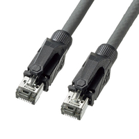 サンワサプライ カテゴリ6A STP LANケーブル(2m) グレー KB-T6ASTP-02GY