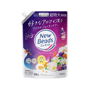 KAO ニュービーズ ジャスミン&ムスクの香り つめかえ用 900g FC394NU-イメージ1