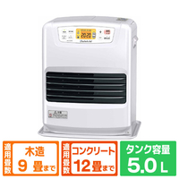 ダイニチ 木造9畳 コンクリート12畳まで 石油ファンヒーター ブルーヒーター ムーンホワイト FW-3224NE-W