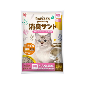 アイリスオーヤマ システムトイレ用猫砂 消臭サンド鉱物 大 6L FC921TE-S-SKL6-イメージ1