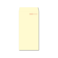 イムラ封筒 テープ付きカラー封筒 長3 フレッシュトーン クリーム 100枚 F829186-N3S521F