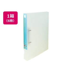 ビュートン D-リングファイル A4タテ 内径25mm クリヤー 6冊 1箱(6冊) F828564-DRF-A4-C-イメージ1