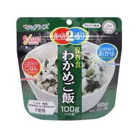 サタケ 非常食 マジックライス わかめご飯 100g 5年保存 FCF537V-1FMR31022BE