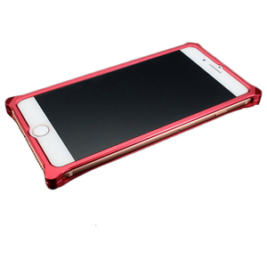 ギルドデザイン iPhone 8Plus/7Plus用アルミ製ソリッドケース レッド GI-410R-イメージ2
