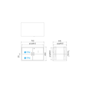 ハヤミ PL-5135B用収納ボックス HAMILEX・PL-5000シリーズ 黒色 PLP-B510-イメージ2