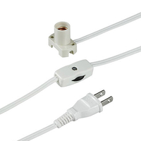 エルパ コード付ソケット ホワイト KP-M1215NH(W)