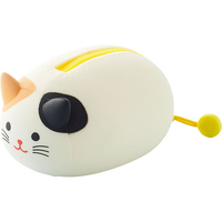 リヒトラブ SMART FIT プニラボ 寝ころびポーチ ミケネコ FC09802-A7780-7