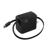 CIO NovaPort DUO II 45W2C Built in CORD REEL ブラック CIO-G45W2C-CR-N2-BK