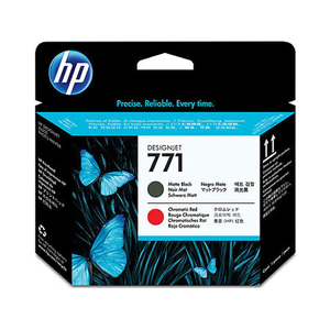 ＨＰ HP771 プリントヘッド マットブラック/クロムレッド F860843-CE017A-イメージ1