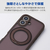 エレコム iPhone 17 ハイブリッドケース 極限 MAGKEEP スタンド ブラウン PM-A25AMGSTKMBR-イメージ3