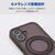 エレコム iPhone 17 ハイブリッドケース 極限 MAGKEEP スタンド ブラウン PM-A25AMGSTKMBR-イメージ7
