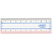 西敬 10cmジャスト直定規 FC55861-JS-10