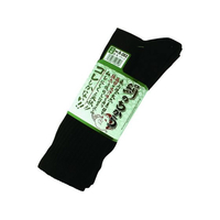 おたふく手袋 絹のちから 先丸靴下 ブラック 3足組 FCE318Z