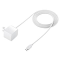 サンワサプライ microUSBケーブル一体型AC充電器(2．1A) ホワイト ACA-IP45W