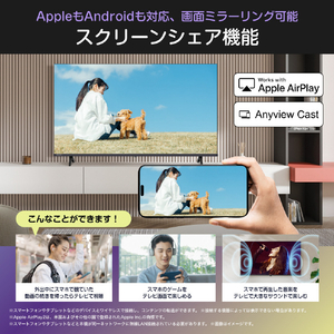 ハイセンス 40V型 フルハイビジョン SMART 液晶テレビ e angle select A48Sシリーズ 40A48S-イメージ3